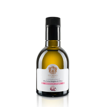 Condimento Olio Extra Vergine di oliva aromatizzato all'aglio
