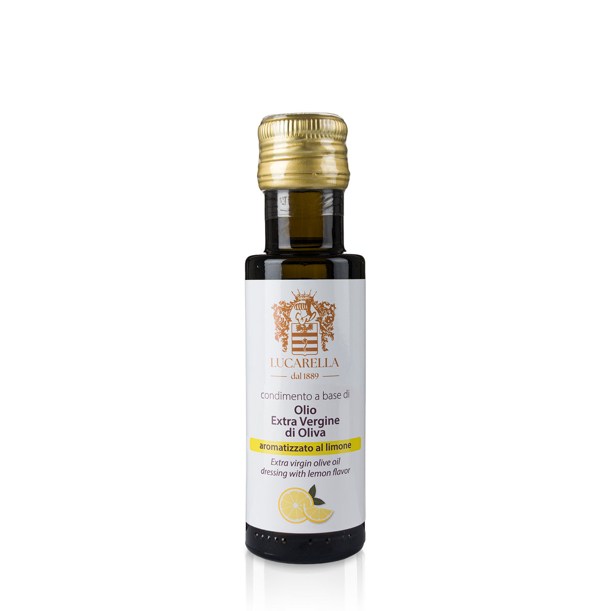 Condimento Olio Extra Vergine di oliva aromatizzato al limone