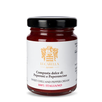 Composta dolce di peperoni e peperoncino 100 gr. - L'Acropoli di Puglia