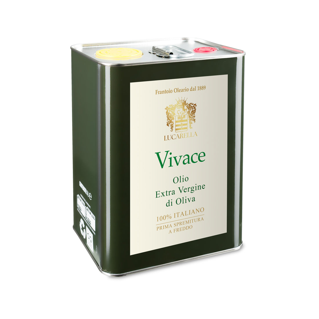 Lattina di Olio extravergine di oliva Vivace da 3 lt - L'Acropoli di Puglia