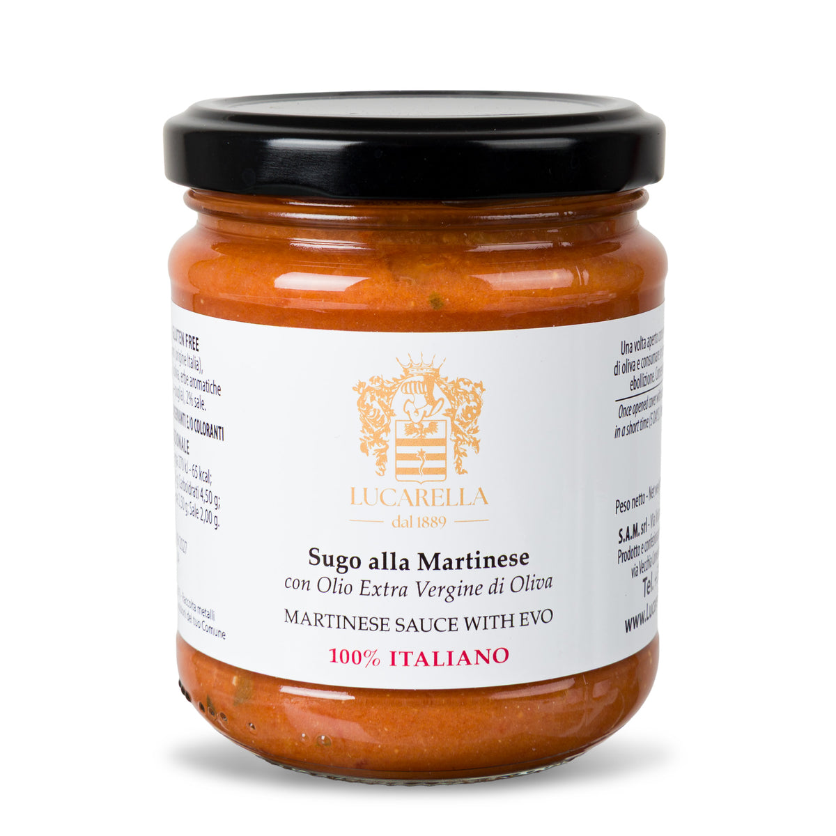 Sugo alla martinese con olio extravergine di oliva 200 gr. - L'Acropoli di Puglia